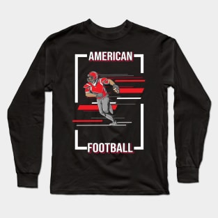 American Football Speed Player Long Sleeve T-Shirt